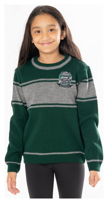 Harry Potter Kids Sweater Slytherin Size 9-10 1
