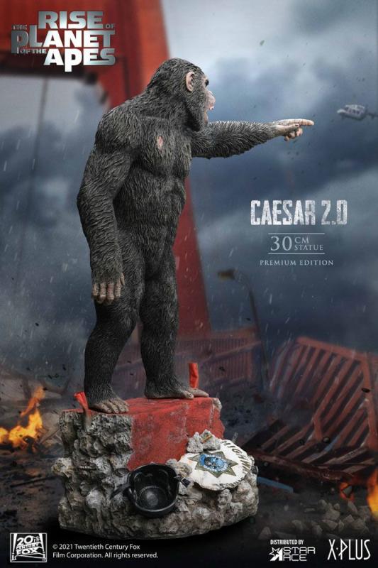 Rise of the Planet of the Apes: Caesar 2.0 Deluxe Version 30 cm Statue - Star Ace Toys
