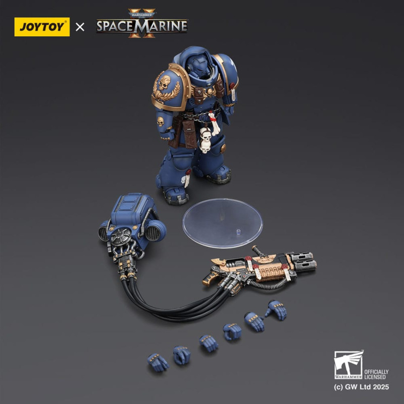 Warhammer 40,000: Space Marine 2 Action Figure Ultramarines Heavy Artificer Armor with Relic Multi-M 5