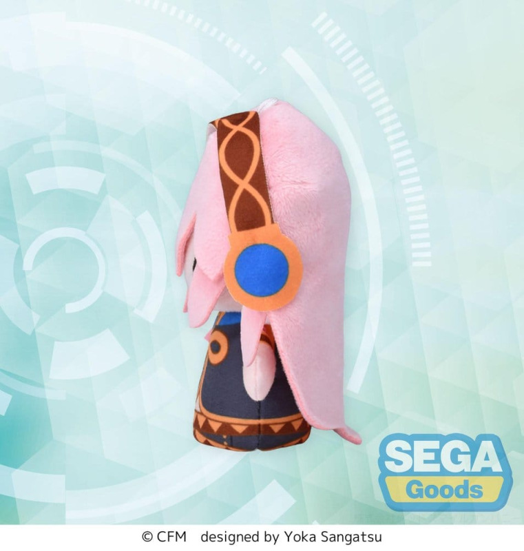 Megurine Luka Fuwa Petit Plush Figure Finger Mascot 10 cm 1