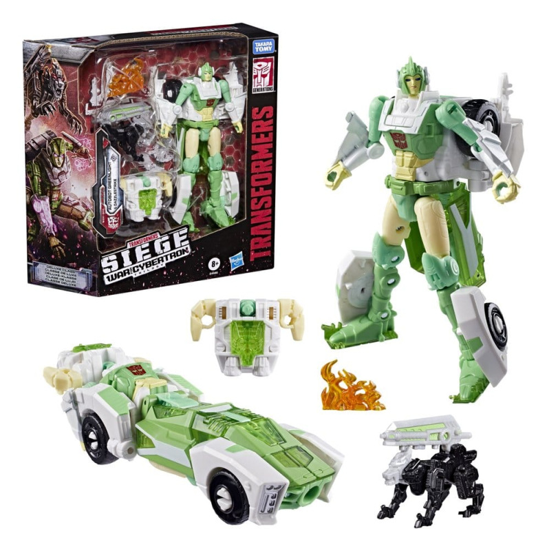 Transformers Generations War for Cybertron: Siege Deluxe Class Action Figure WFC-S15 Autobot Greenli 2