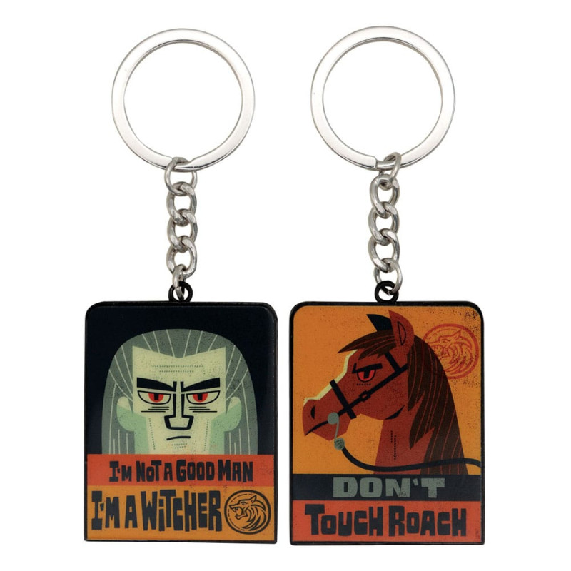 The Witcher Keychain Witcher & Roach Limited Edition 1