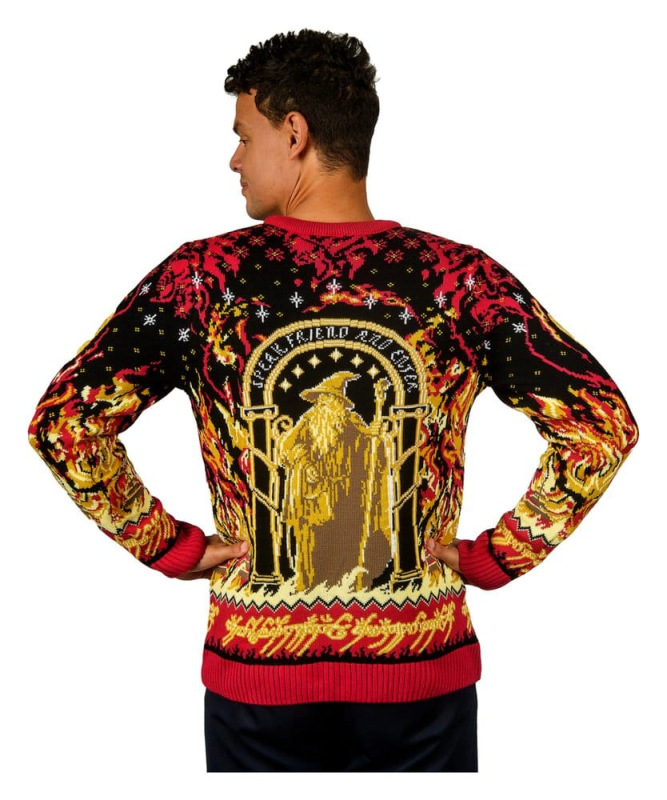 Lord of the Rings Christmas Sweater Balrog Size S 2