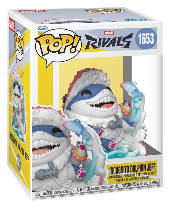 Marvel Rivals POP! Games Vinyl Figure Jeff (Incognito Dolphin) 9 cm 1