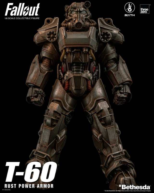 Fallout Action Figure 1/6 T-60 Rust Power Armor 10