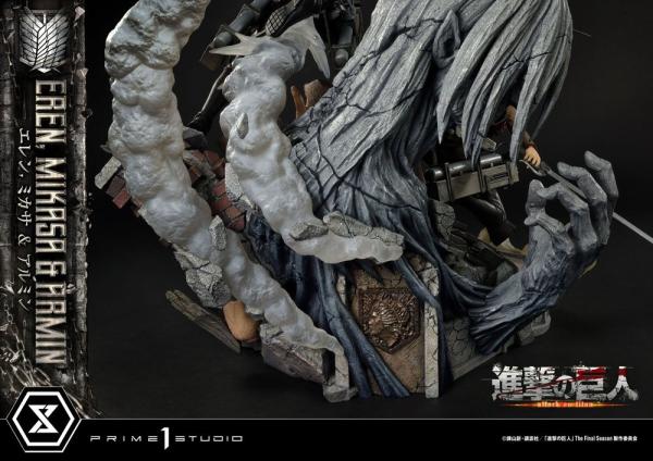 Attack on Titan: Eren, Mikasa, & Armin 72cm Masterline Statue - Prime 1 Studio