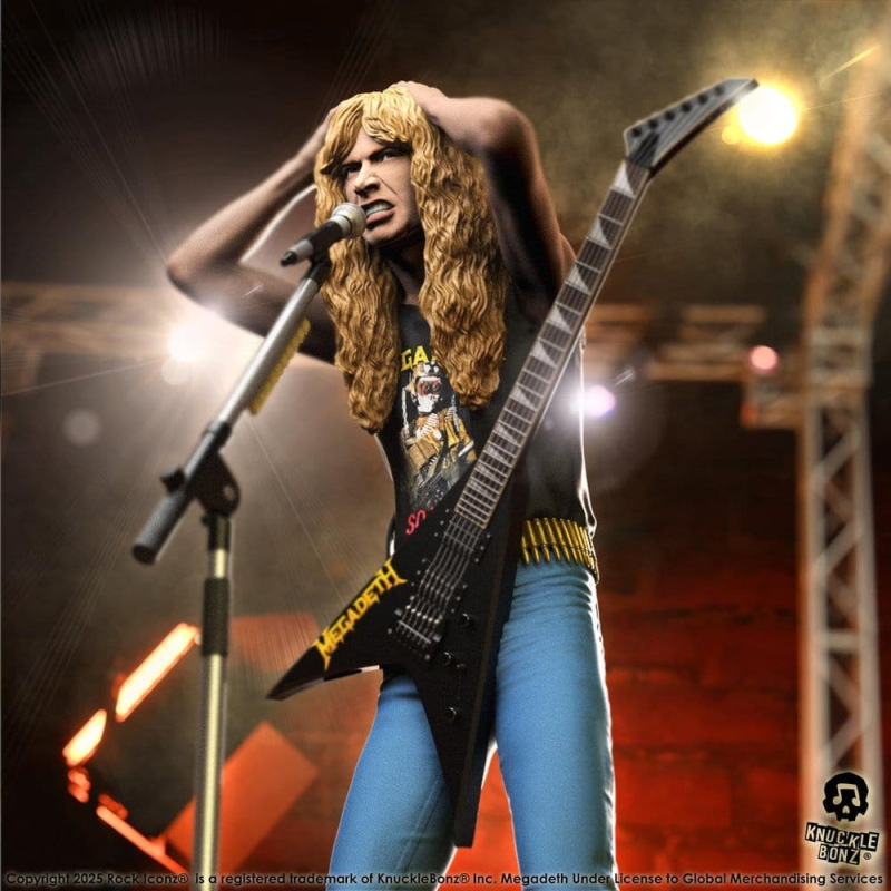 Megadeth Rock Iconz Statue Dave Mustaine II 22 cm 1