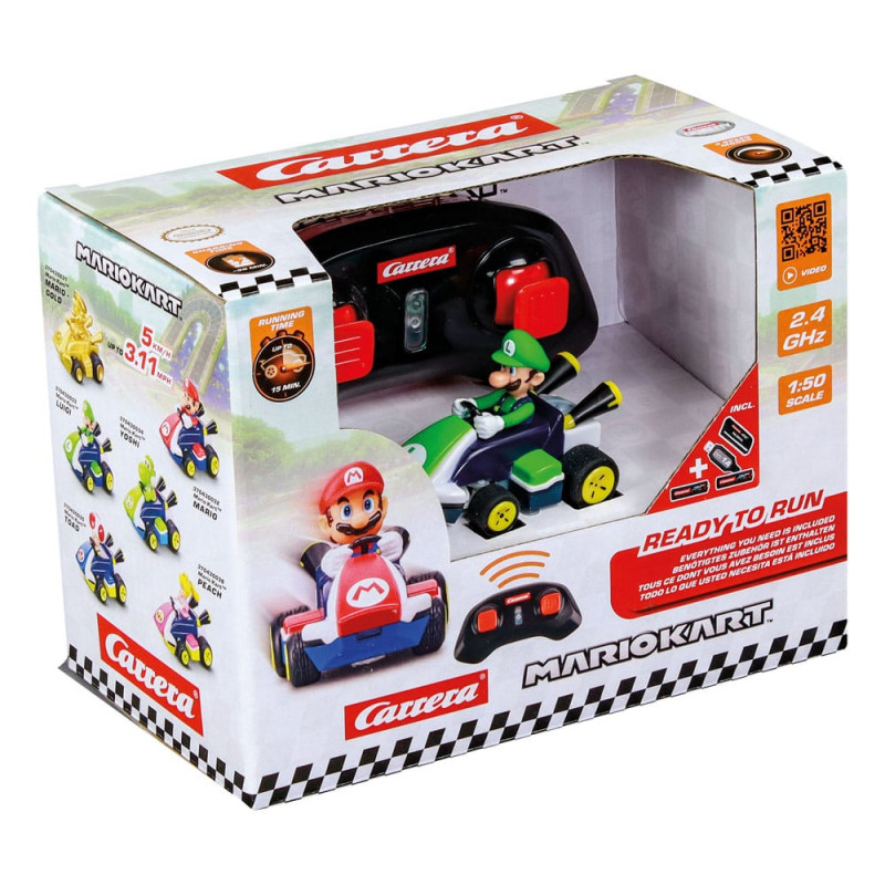 Super Mario Kart RC remote-controlled Car 1/50 2.4GHz Mini Luigi 10