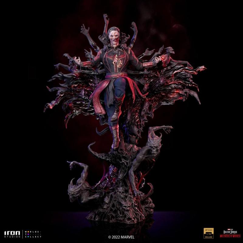 Doctor Strange in the Multiverse of Madness Art Scale Statue 1/10 Dead Defender Strange Deluxe 31 cm