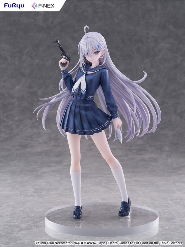 Playing Death Games to Put Food on the Table PVC Figure 1/7 Yuki School Uniform Ver. 24 cm 8