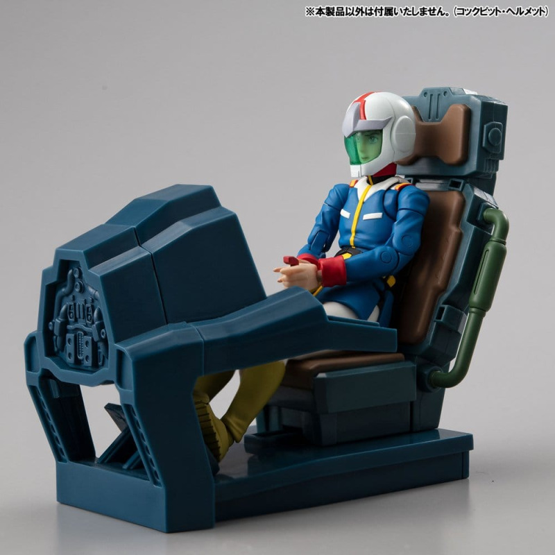 Mobile Suit Gundam G.M.G. Collection EX Diorama White Base Bridge Radio Operator Desk Set 10 cm (wit 8