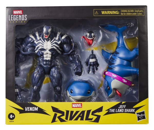 Marvel Rivals Marvel Legends Action Figure 2-Pack Venom & Jeff the Land Shark 15 cm 3