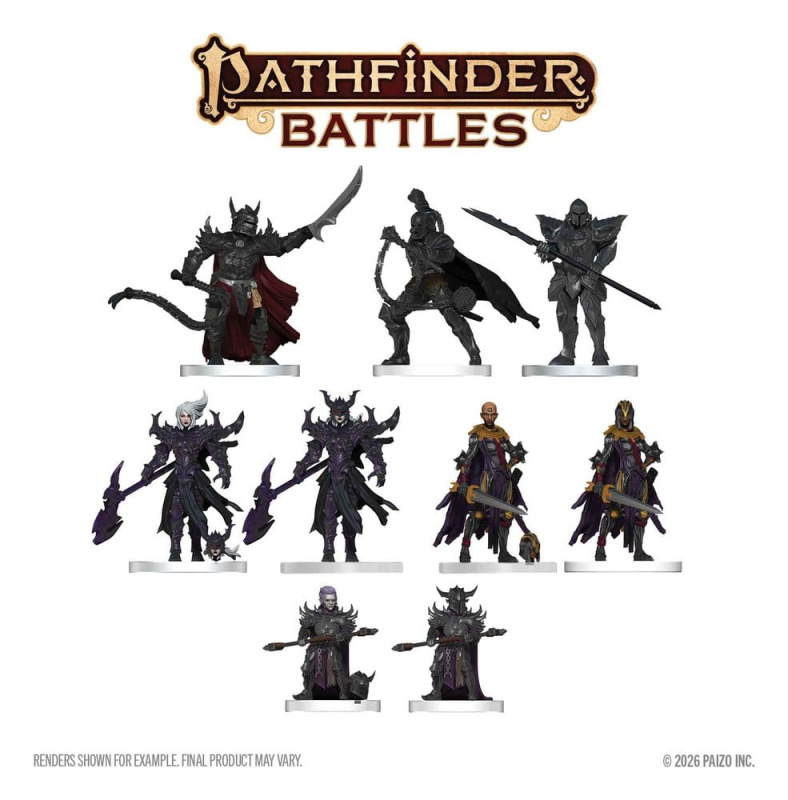 Pathfinder Battles Boxed prepainted Miniatures Hellknight Vanguard 20 cm 1
