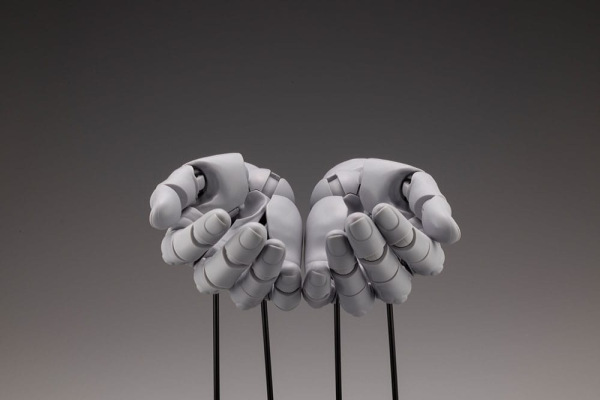 Takahiro Kagami PVC Artist Support Item 1/1 Hand Model/L -Gray- 21 cm 3