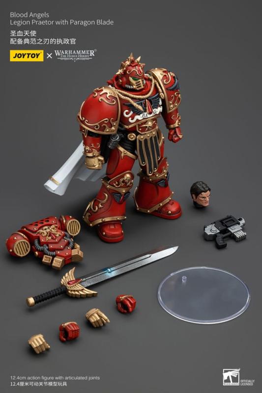 Warhammer The Horus Heresy Action Figure 1/18 Blood Angels Legion Praetor with Paragon Blade 13 cm