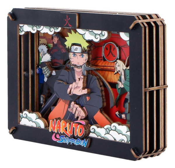 Naruto Model Kit Wooden Theatre Hokage (Medium) 10 cm 1