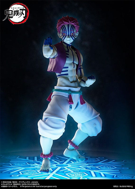 Demon Slayer: Kimetsu no Yaiba Figma Action Figure Akaza 15 cm 7