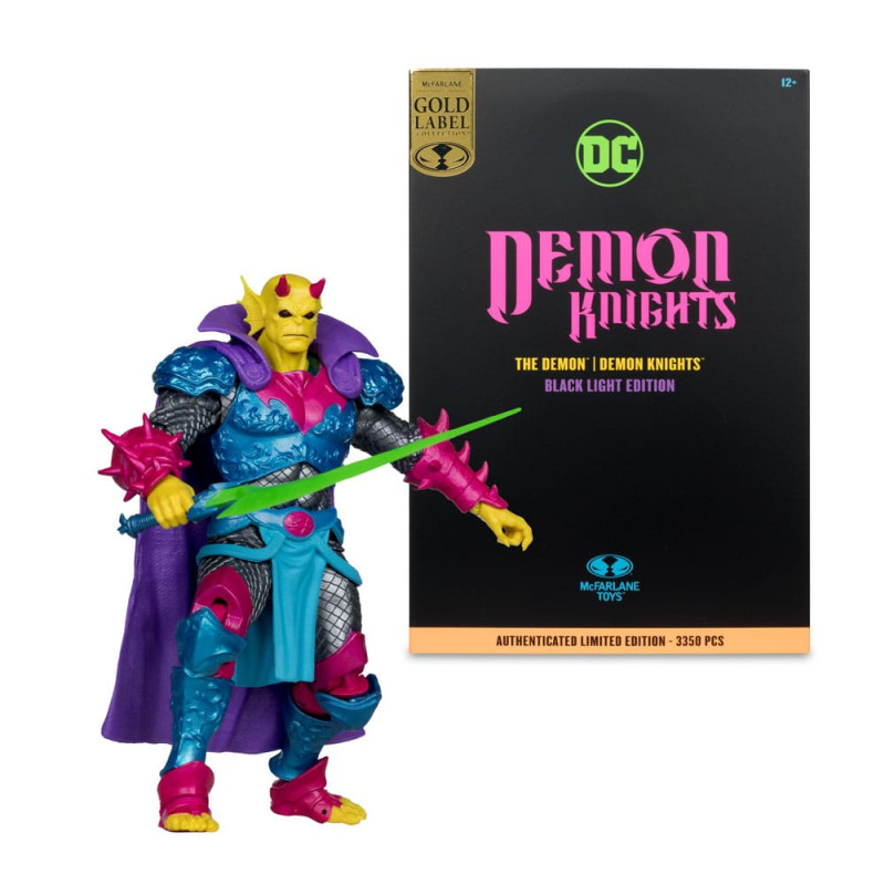DC Multiverse Action Figure The Demon (Demon Knights) Black Light Edition (Gold Label) 18 cm 7