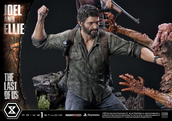 The Last of Us Part I Ultimate Premium Masterline Series Statue Joel & Ellie Deluxe Version (The Las 14