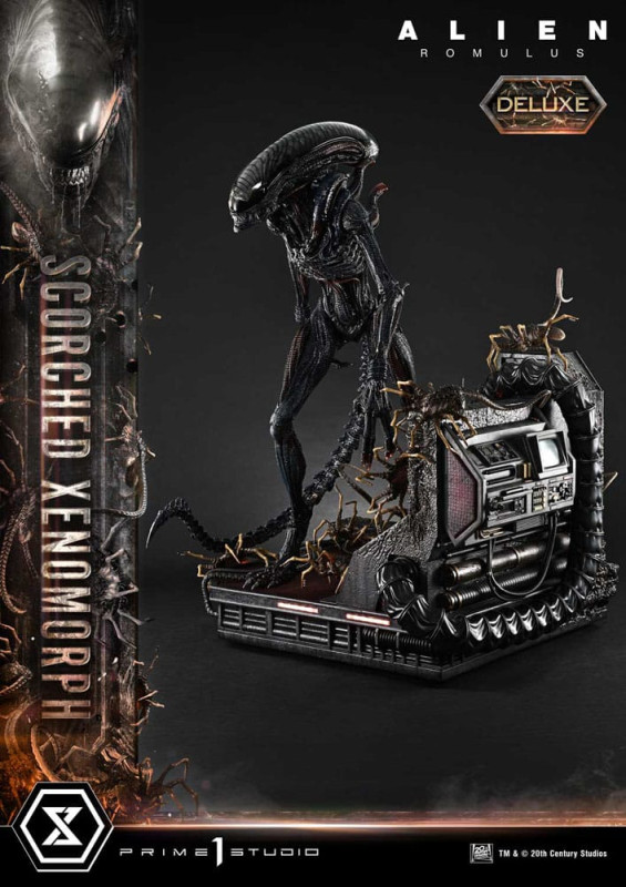Alien: Romulus Museum Masterline XL Statue 1/3 Scorched Xenomorph Deluxe Bonus Version 98 cm 10