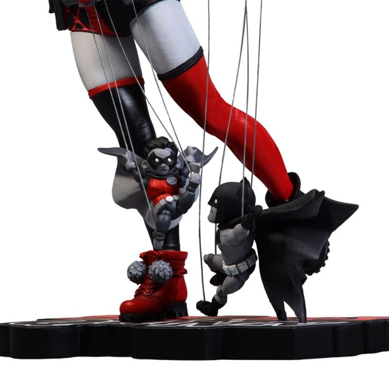DC Comics: Harley Quinn by Emanuela Lupacchino 1/10 Red, White & Black Statue - DC Direct