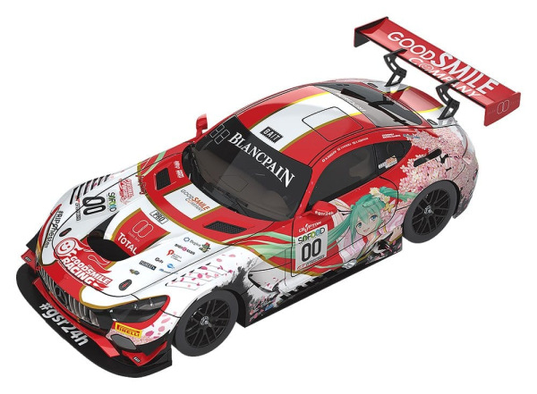 Hatsune Miku GT Project Vehicle 1/43 Good Smile Hatsune Miku AMG 2017 SPA24H Ver. 11 cm