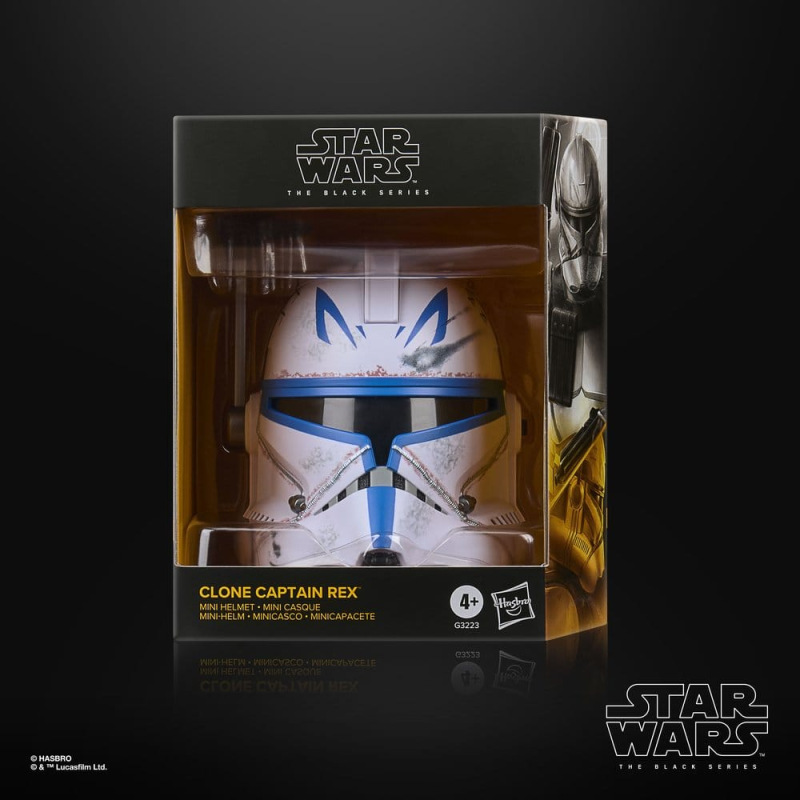 Star Wars: The Clone Wars Black Series Mini Helmet Clone Captain Rex 15 cm 1