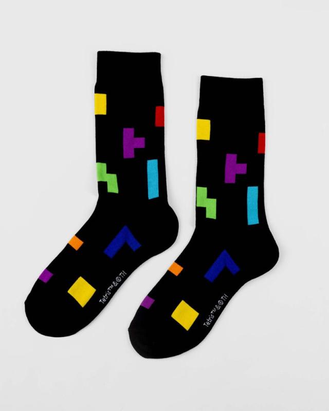 Tetris Socks Tetriminos Pattern