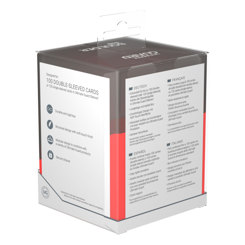 Ultimate Guard Boulder 100+ Synergy - Black/Red 7