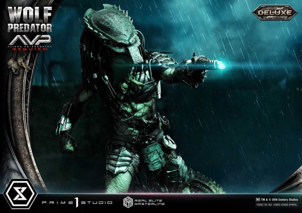 Alien vs. Predator Real Elite Masterline Series Statue 1/3 Requiem Wolf Predator Deluxe Ver. 95 cm 5