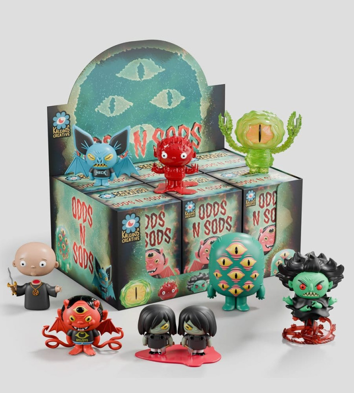 Odds N Sods Mini Figures S1 6 cm Blind Box Display (6) 7