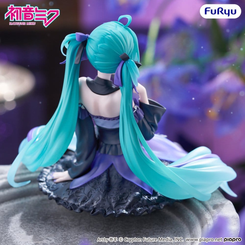 Hatsune Miku Noodle Stopper PVC Figure Flower Fairy Bellflower 14 cm 3