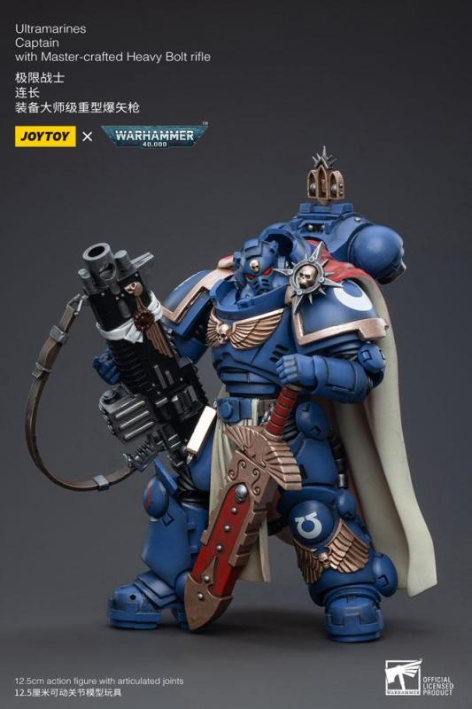 Warhammer 40k: Ultramarines Captain 1/18 Action Figure - Joy Toy (CN)