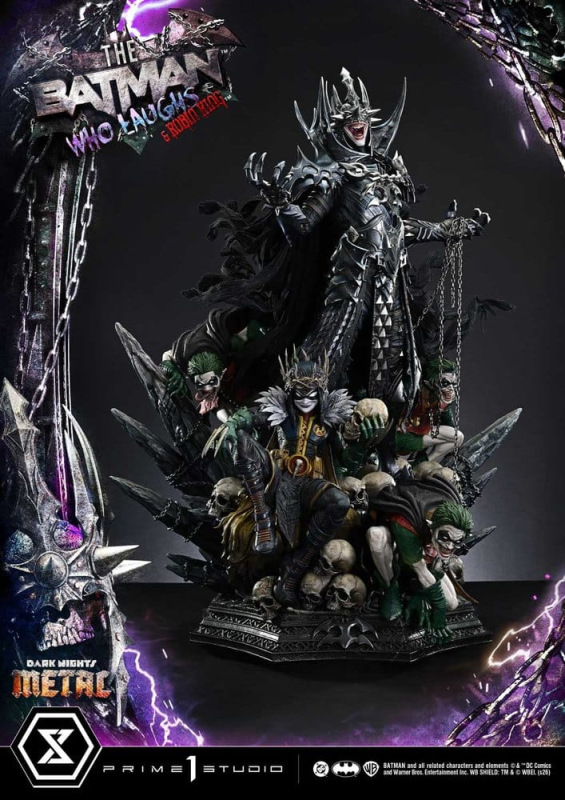 DC Comics Museum Masterline Statue 1/3 Dark Nights: Death Metal The Batman Who Laughs & Robin King D 13