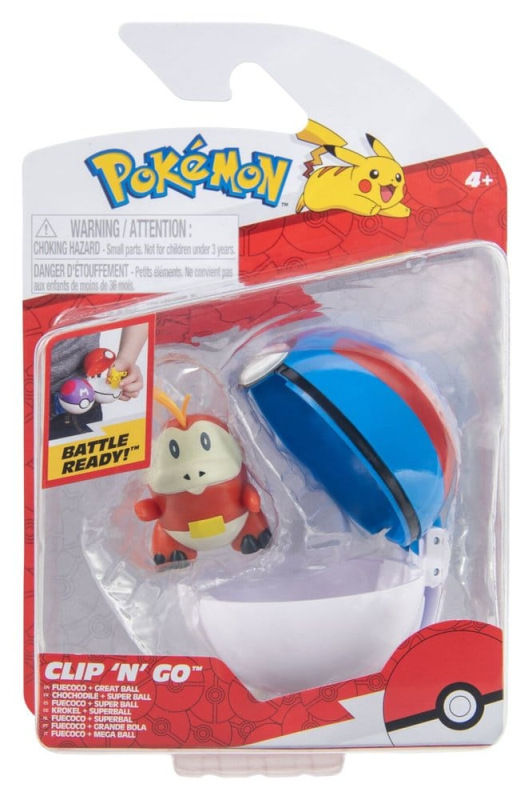 Pokémon Clip 'n' Go Fuecoco & Great Ball 3