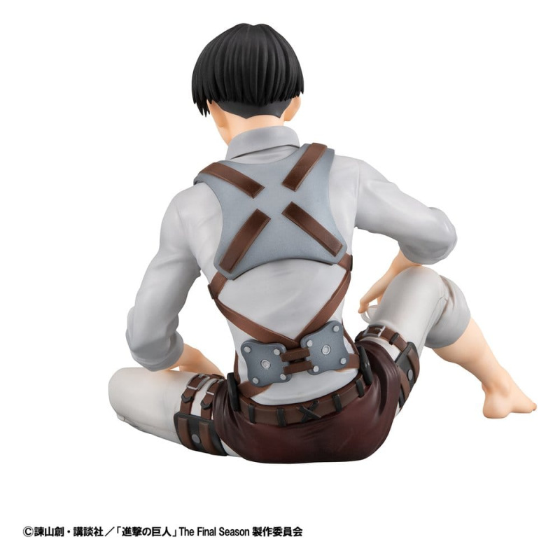Attack on Titan G.E.M. Series PVC Figure Squad Captain Levi Palm Size 9 cm 6