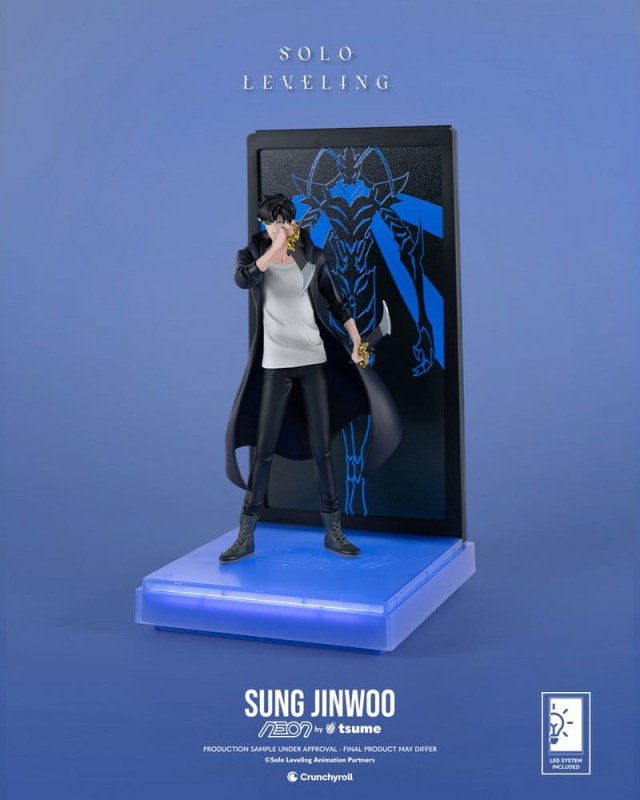 Solo Leveling Neon Figure 1/9 Sung Jinwoo 20 cm 4