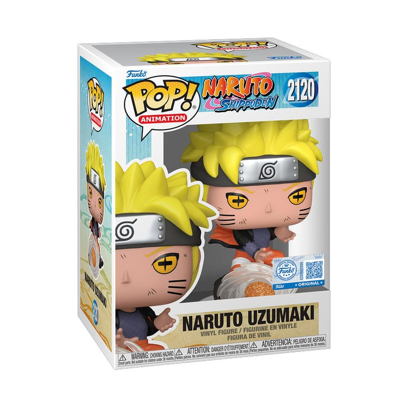 Naruto Shippuden POP! Animation Vinyl Figures Naruto Uzumaki (Lava Release Rasenshuriken) 9 cm 1