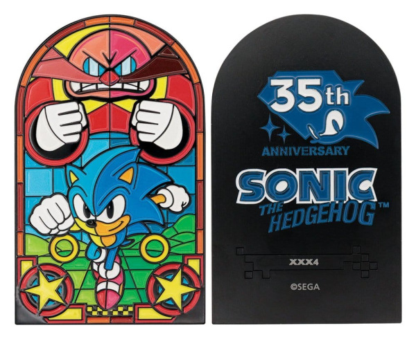 Sonic The Hedgehog Ingot Stained Glass Window Style 60 cm 1