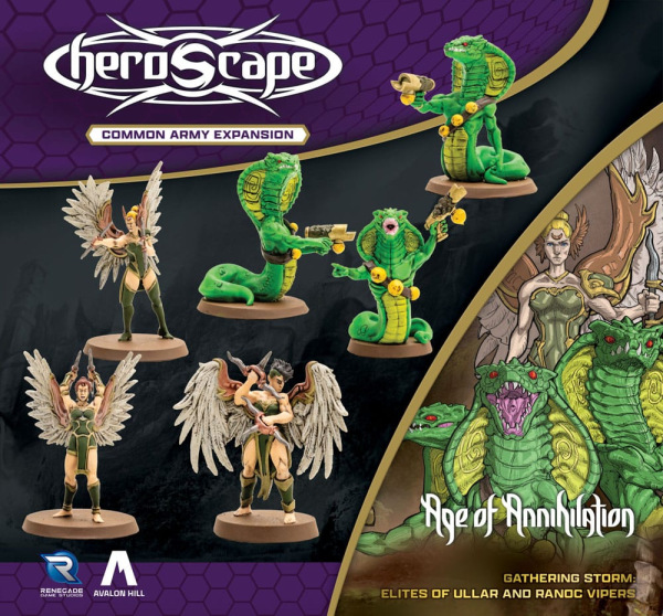 Heroscape Army Expansion Age of Annihilation Elites of Ullar & Ranoc Vipers (Common) *English Versio 2