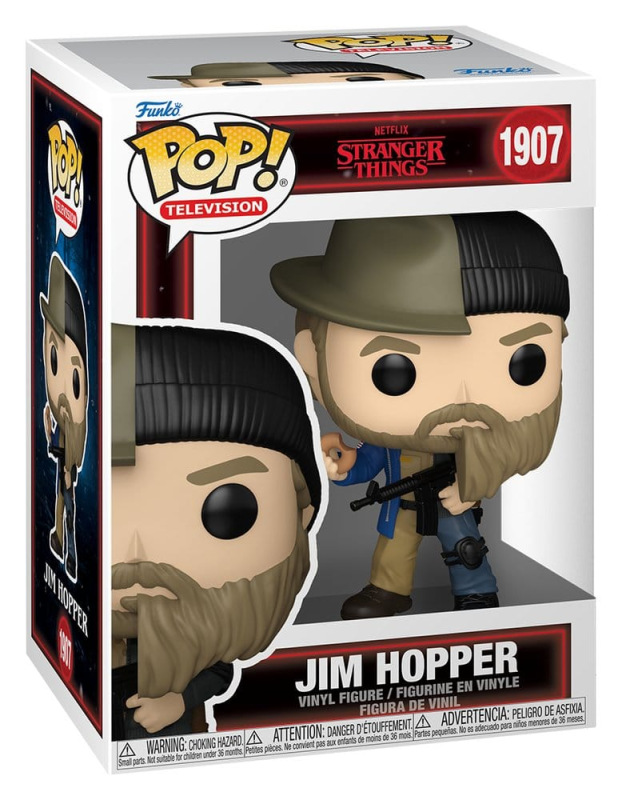 Stranger Things POP! TV Vinyl Figures Jim Hopper SPLT 9 cm 1