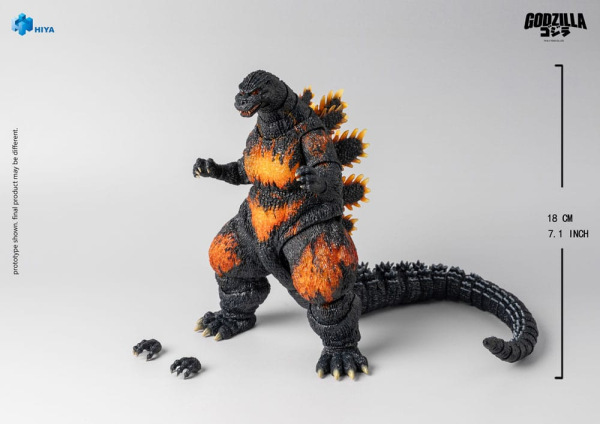 Godzilla vs. Destoroyah (1995) Exquisite Basic Action Figure Burning Godzilla 18 cm 1