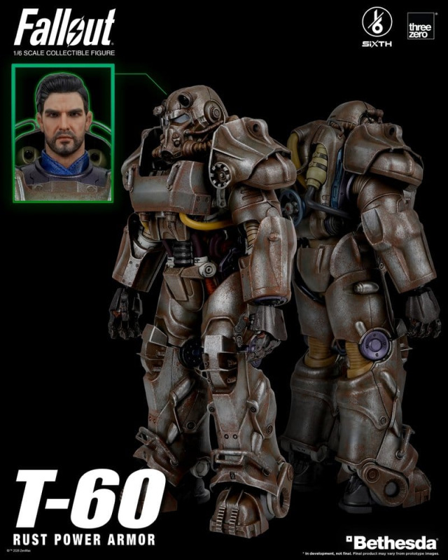 Fallout Action Figure 1/6 T-60 Rust Power Armor 9