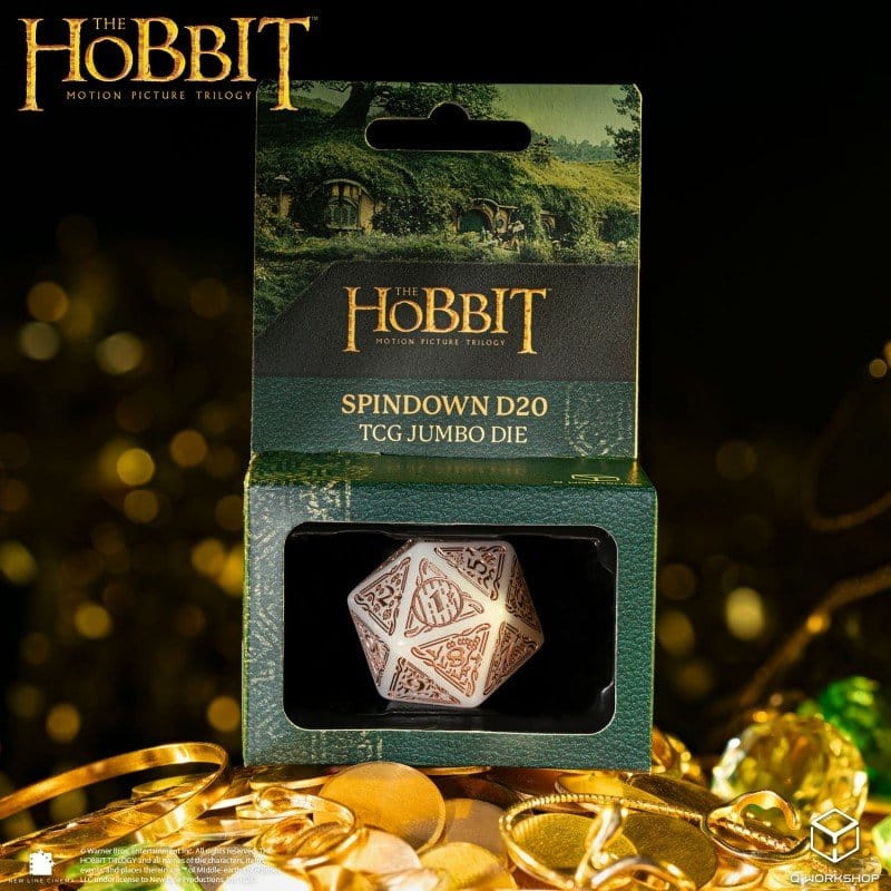 The Hobbit Spindown Jumbo Die Radiant TCG D20 3