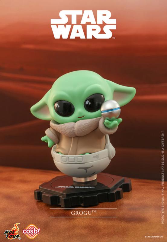 Star Wars The Mandalorian: Grogu 8 cm Cosbi Mini Figure - Hot Toys