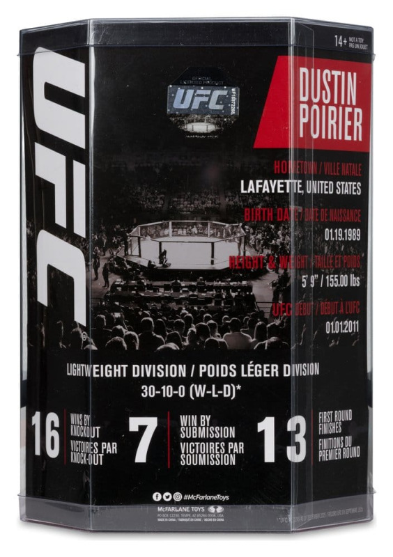 UFC Posed PVC Statue Dustin Poirier 16 cm 6