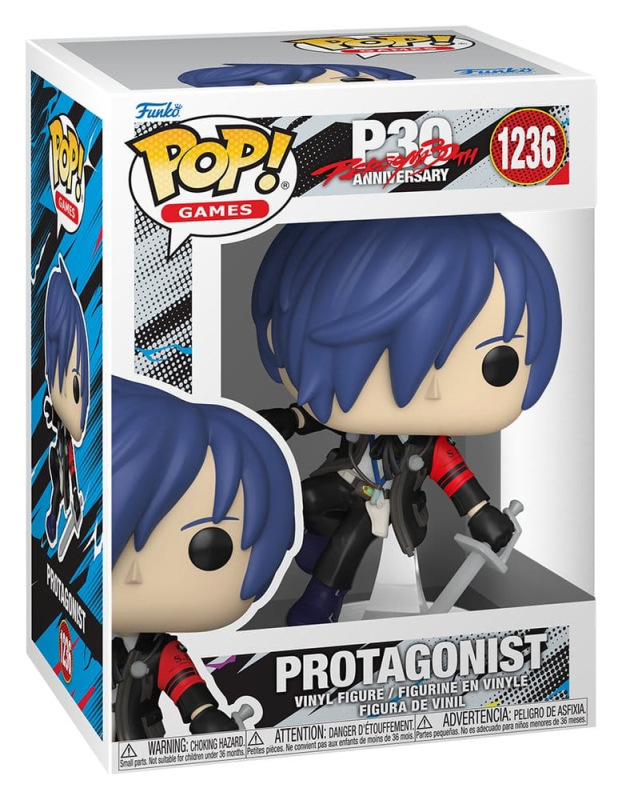 Persona 3 POP! Games Vinyl Figure Male Protagonist (Makoto) 9 cm 1