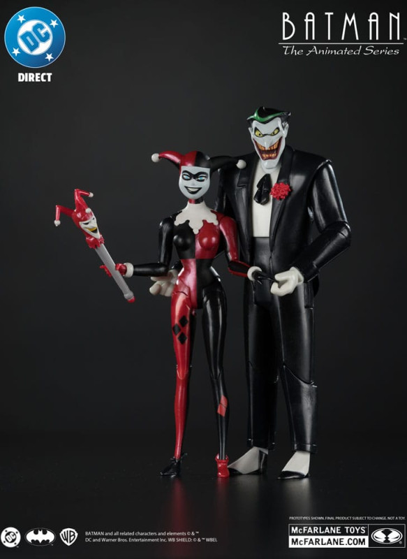 Batman: The Animated Series DC Direct Action Figures Harley Quinn & The Joker (Mad Love) (Gold Label 8