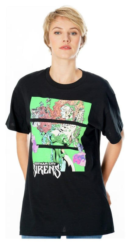 Gotham City Sirens T-Shirt Poison Ivy Sirens Cash Black Size L 6