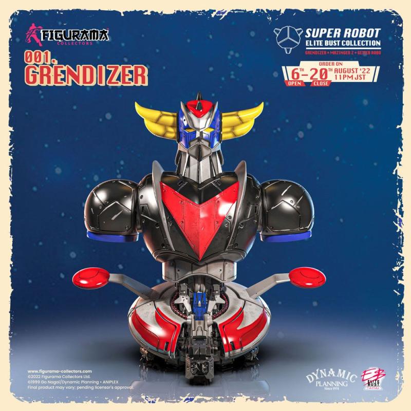 UFO Robot Grendizer Super Robot Elite Bust 1/3 Grendizer 26 cm